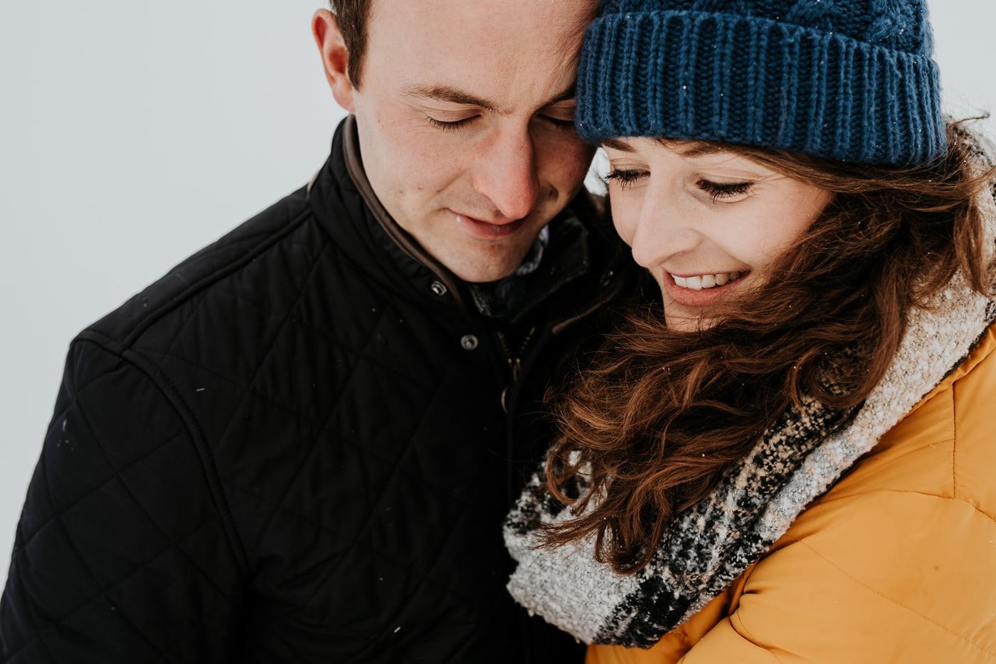 Sophie and Rob, Snow Engagement Shoot 13