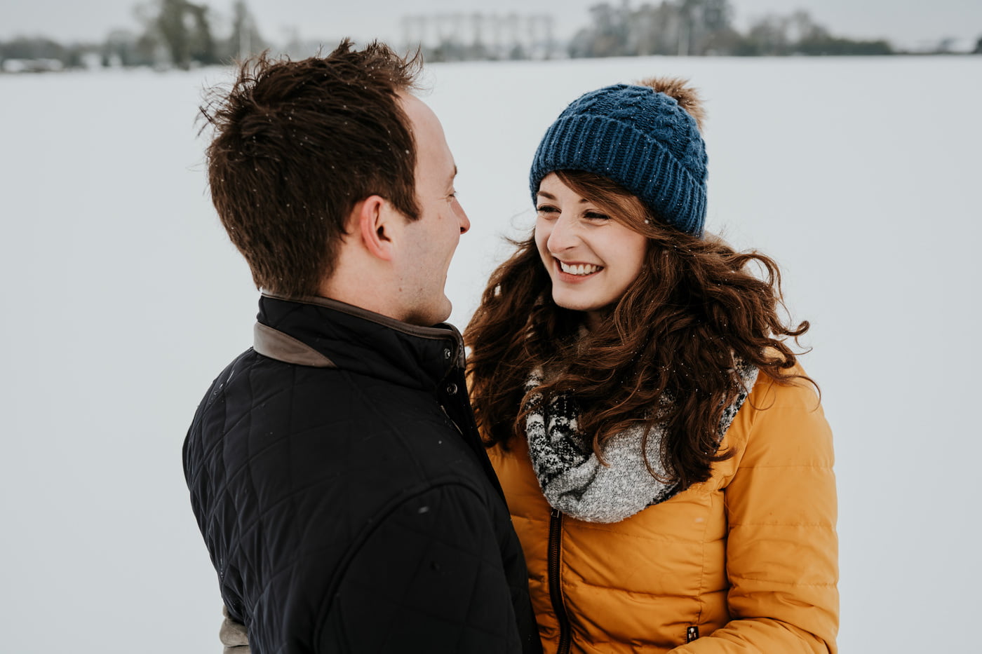 Sophie and Rob, Snow Engagement Shoot 4
