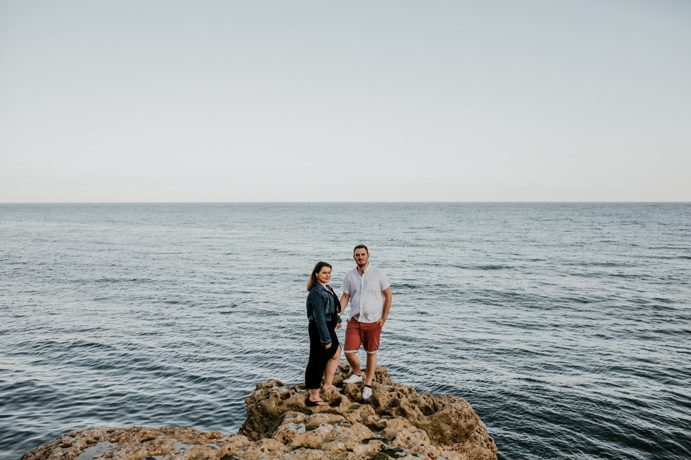 Sophie and George, Beer Beach Engagement Shoot 11
