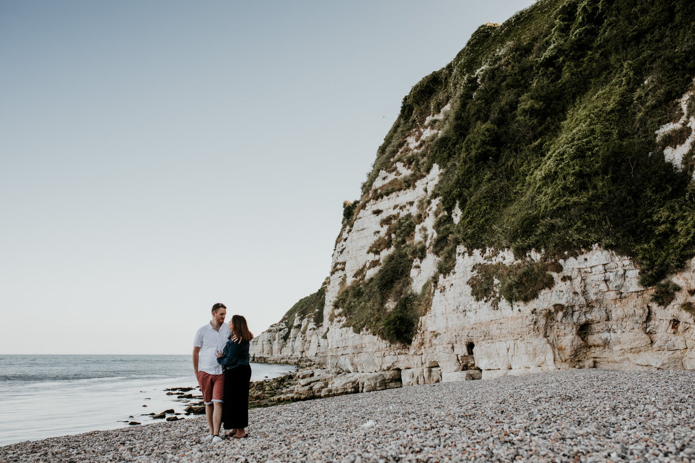 Sophie and George, Beer Beach Engagement Shoot 4