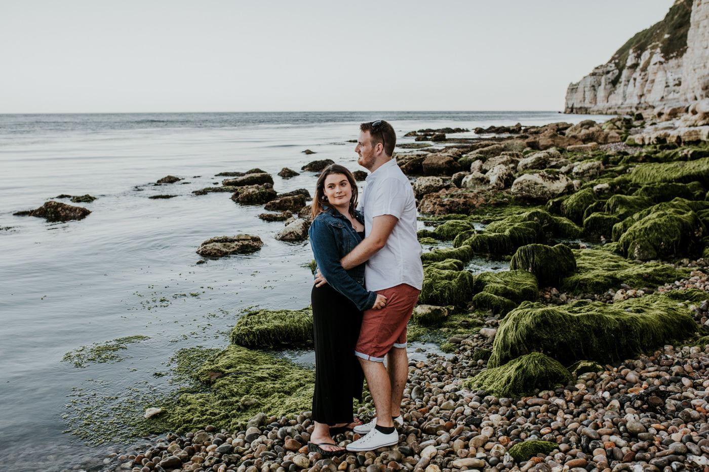 Sophie and George, Beer Beach Engagement Shoot 6
